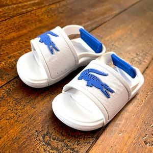 Baby Lacoste sandals. Brand New, No box. Size infant.